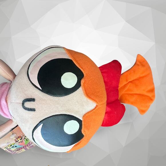 Lot Of 2 POWER PUFF GIRLS STUFFED PLUSH DOLL BLOSSOM - BUBBLES - Picture 5 of 11